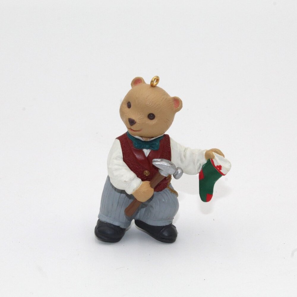 Replacement Papa Bearinger Vintage 1993 Holiday Keepsake Hallmark Ornament